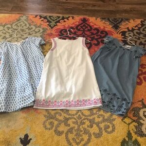 Bundle of 3 Girl’s Dresses. 2 Vineyard Vines, Crown & Ivy 
All size 16